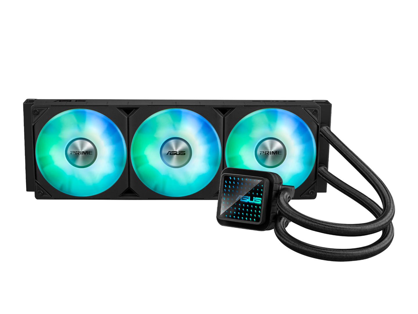 搭载三连式集成风扇,华硕推出 Prime LC 360 ARGB 一体式水冷 CPU 散热器