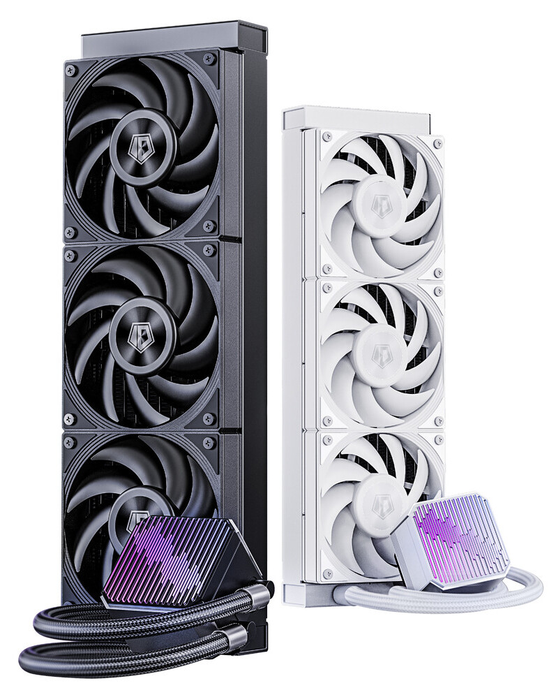 双 360mm 冷排,酷凛 ID-COOLING 推出 HUNTER GDL 等多款 AIO 水冷散热器新品