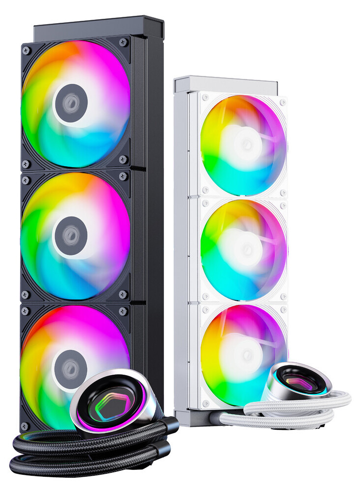 双 360mm 冷排,酷凛 ID-COOLING 推出 HUNTER GDL 等多款 AIO 水冷散热器新品