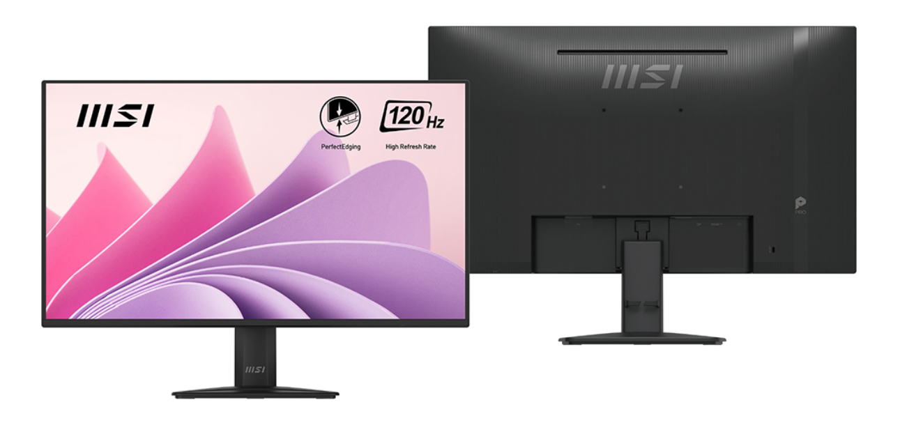 下边框宽度缩窄 37%,微星推出新款 PRO MP 120Hz 系列 24.5 / 27 英寸显示器
