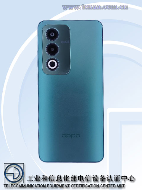 La nouvelle photo d'identité du téléphone portable PKD110 d'OPPO exposée par le ministère de l'Industrie et des Technologies de l'information : double caméra + anneau de flash dans le coin supérieur gauche, conception d'écran droit à bord vertical