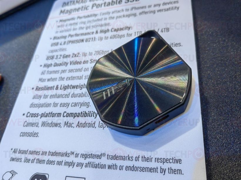 微星展示 Spatium M560 SSD:传输 10000 MB/s,首搭 SPATIUM 散热方案