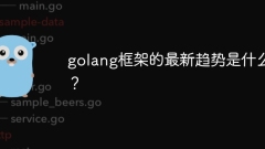 golang フレームワークの最新のトレンドは何ですか?
