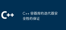 Iterator safety guarantees for C++ container libraries