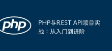 PHP與REST API專案實戰：從入門到進階