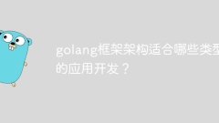 À quels types de développement d'applications l'architecture du framework Golang est-elle adaptée ?