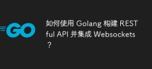 如何使用 Golang 建立 RESTful API 並整合 Websockets？