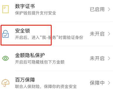 微信钱包怎么设置密码锁 设置密码锁的操作方法