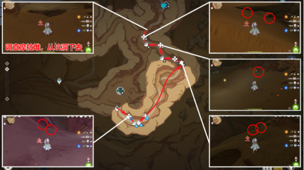 《原神》沙脂蛹采集路线