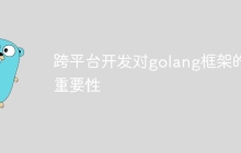 跨平台开发对golang框架的重要性