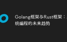 Golang框架与Rust框架：系统编程的未来趋势