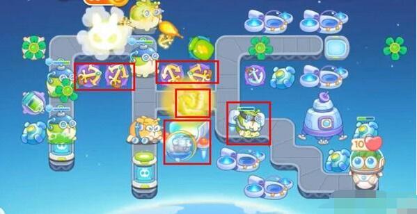 保卫萝卜4太空穿越第25关攻略