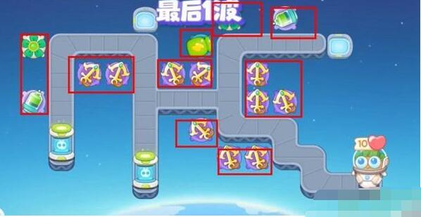 保卫萝卜4太空穿越第25关攻略