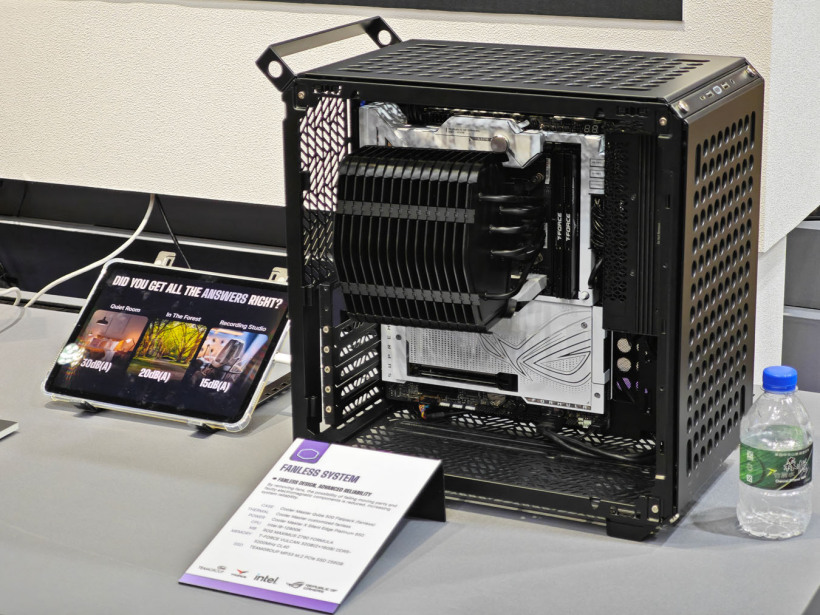 无风扇压制 12900K,酷冷至尊展出多款散热新品