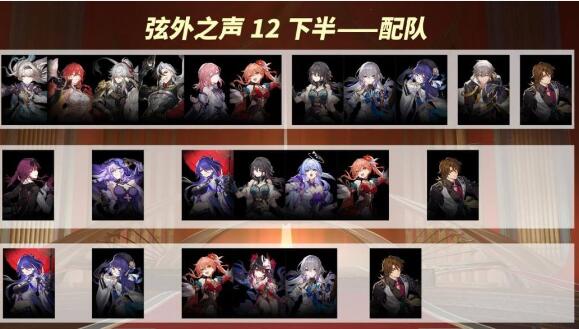 《崩坏:星穹铁道》2.2弦外之声满星阵容搭配一览