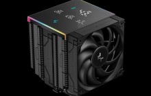 九州风神冰立方 AK620 数显专业版风冷散热器上架，顶盖可同时显示四项数据