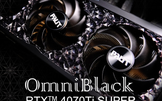 Design mat 'Black Crystal', Tongde lance la carte graphique RTX 4070 Ti SUPER GameRock OmniBlack