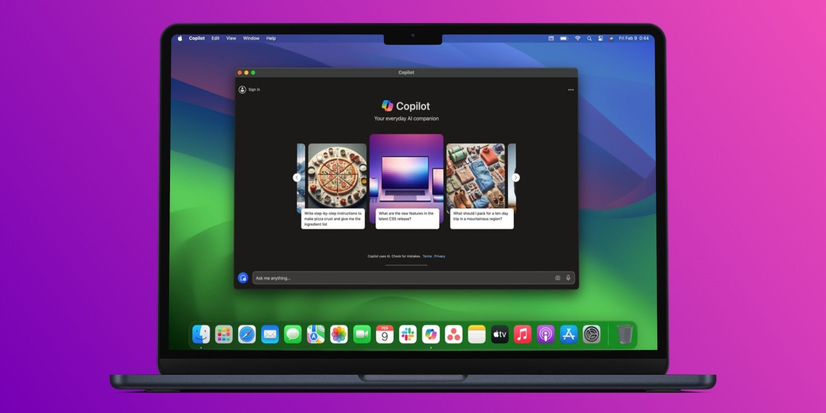 Mac に Microsoft Copilot をインストールして使用する方法