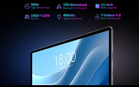 台电预热 11 英寸平板电脑新品：90Hz 高刷屏、联发科 G99 处理器
