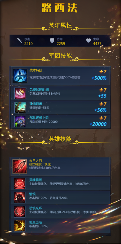 《谜题大陆》路西法英雄技能档案介绍