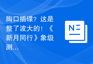 胸口插碟？这是整了波大的！《新月同行》象级测试更新内容速览