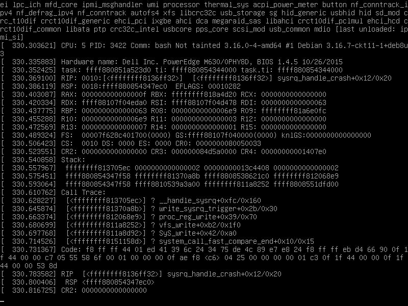 Teach you how to capture kernel crash information