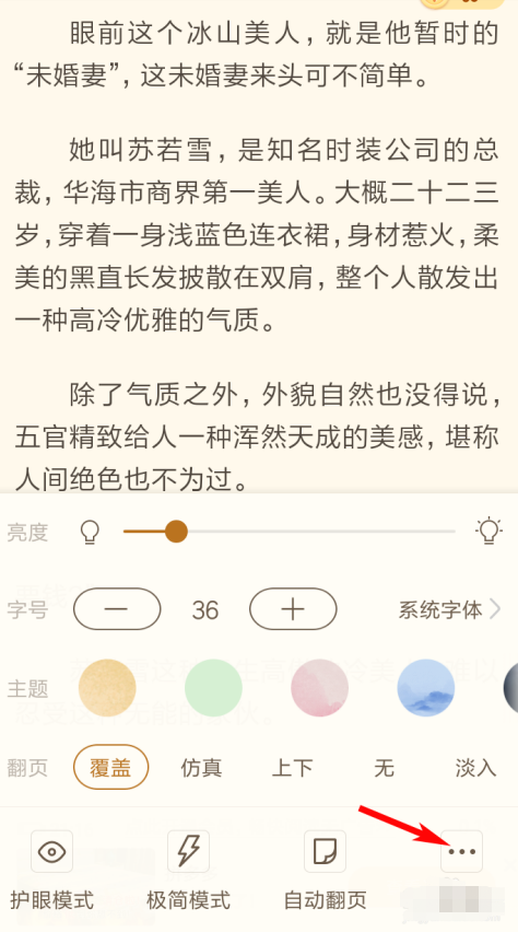 书旗小说app字间距在哪设置 书旗小说app字间距设置方法