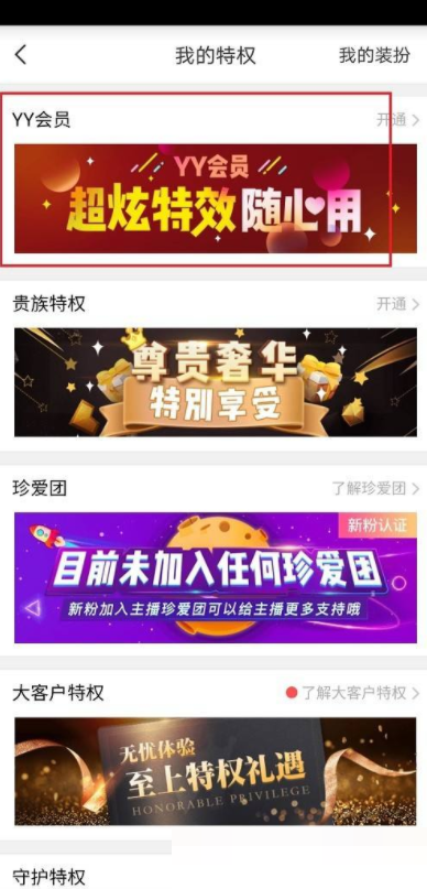 YY在哪开通会员 YY语音开通会员的操作方法