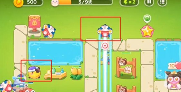 保卫萝卜4白萝卜传奇第22关攻略