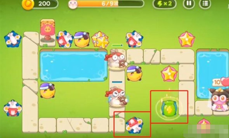 保卫萝卜4白萝卜传奇第22关攻略