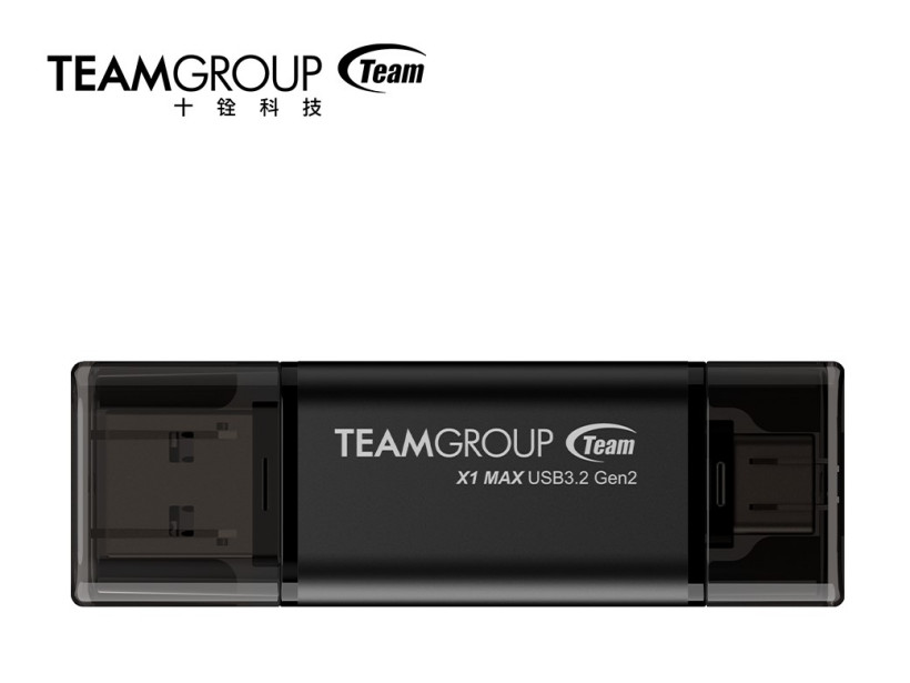 十铨发布 A+C 双口 U 盘 X1 MAX，最高传输速度 1000 MB/s