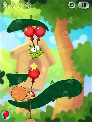 割绳子2第14关怎么过  割绳子2丛林第14关过关攻略