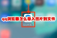 qq浏览器怎么导入图片到文件 qq浏览器件怎么把图片导入文件