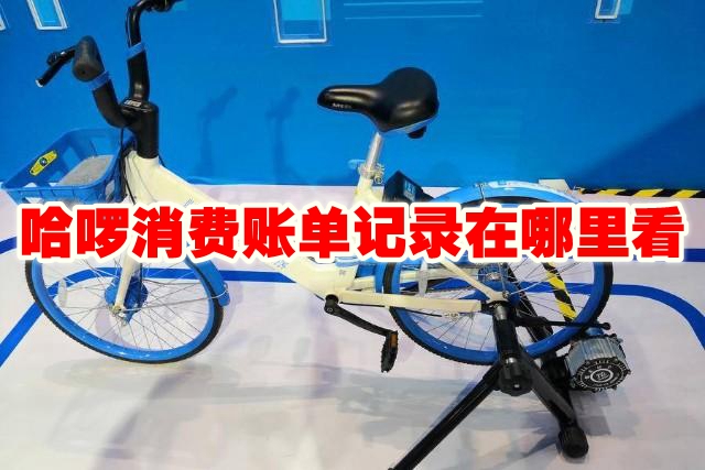 哈啰消费账单记录在哪里看 哈啰消费账单记录在怎么看