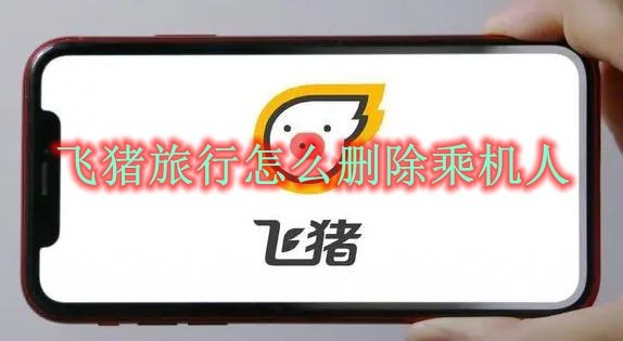 飞猪旅行怎么删除乘机人 飞猪旅行删除乘机人方法