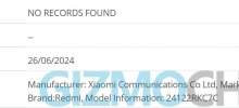 Xiaomi Redmi K80/Pro mobile phone appears in IMEI database, expected to adopt 2K pure direct screen