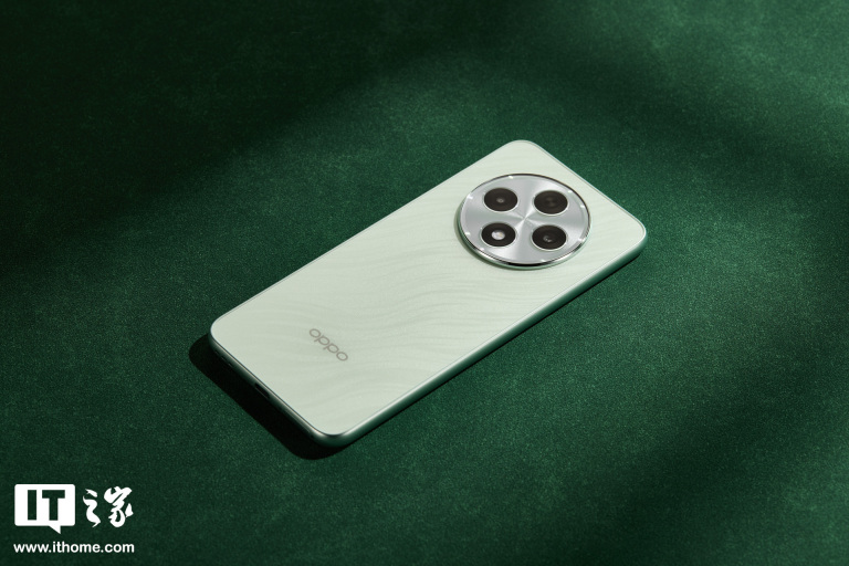 OPPO A3「山涧绿」图赏：超耐磨晶钻工艺，号称“耐用战神”