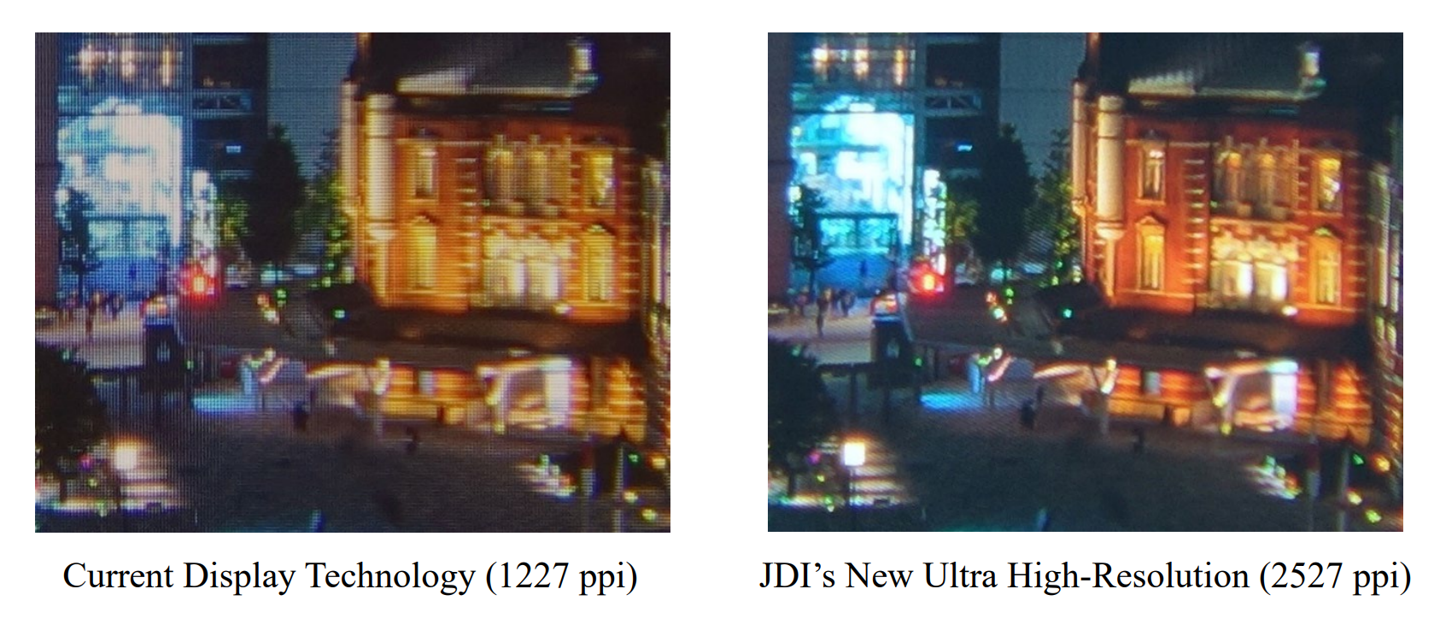 2.15 英寸、2527 ppi,日本 jdi 开发全球最高分辨率的 vr 用玻璃基 ips lcd 屏幕