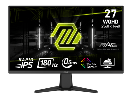微星发布 MAG 275QF 显示器：2560×1440 分辨率，180Hz 刷新率