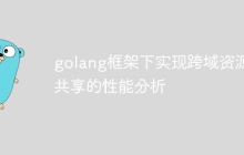 golang框架下实现跨域资源共享的性能分析