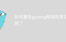 如何避免golang框架的常见陷阱？