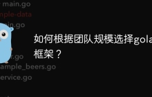 如何根据团队规模选择golang框架？