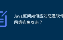 Java框架如何应对恶意软件和网络钓鱼攻击?