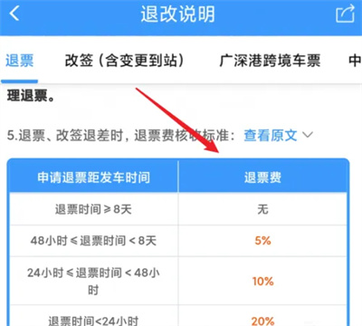 铁路12306怎么查询退票费 铁路12306查询退票费方法分享