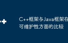 C++框架与Java框架在可维护性方面的比较