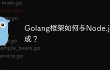 Golang框架如何与Node.js集成？