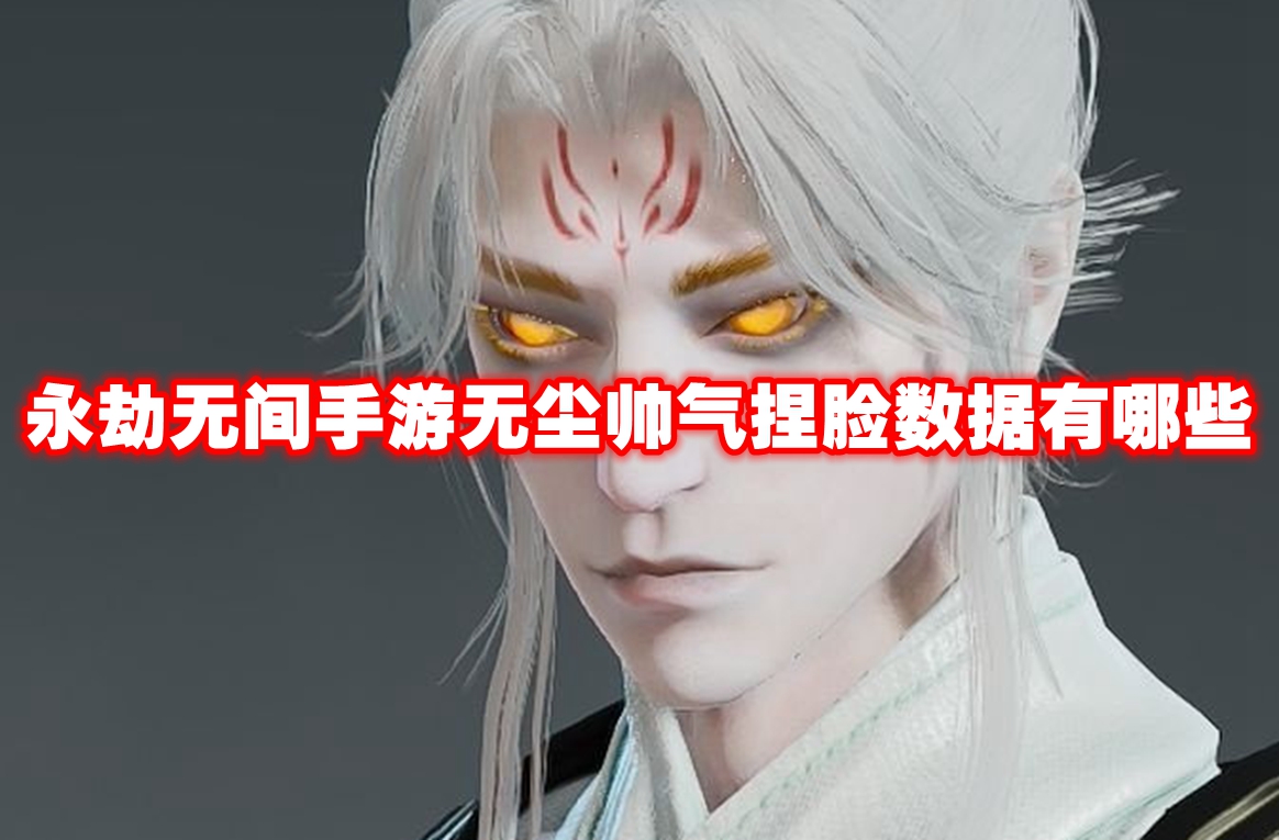 永劫无间手游无尘帅气捏脸数据有哪些 永劫无间手游无尘帅气捏脸数据一览