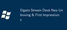 Elgato Stream Deck Neo 언박싱 및 첫인상