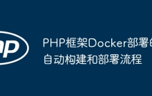 PHP框架Docker部署的自动构建和部署流程