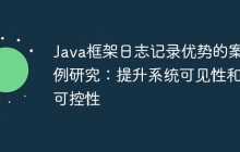 Java框架日志记录优势的案例研究：提升系统可见性和可控性